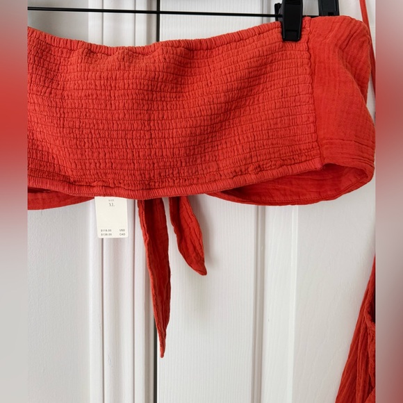 Anthropologie The Wrenley Bandeau & Suspender Wide-Leg Pants Set, Size XL - Picture 11 of 13